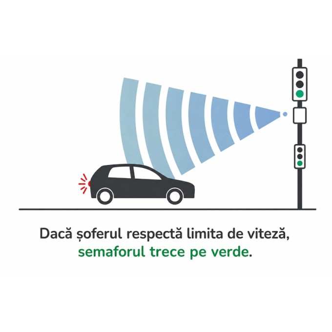 Semafor inteligent verde recompensa Semafor inteligent verde recompensa